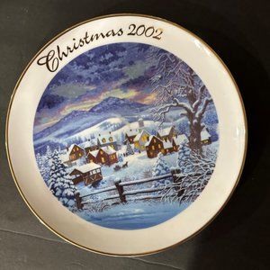 2002 Avon Christmas Plate